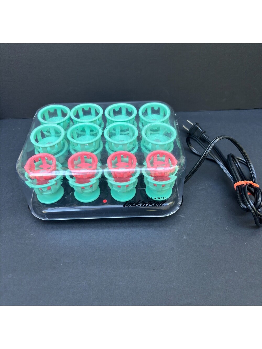 Clairol Lock N Roll Hot Hair Rollers Curlers set 24 Spoolies model BT-1 Works